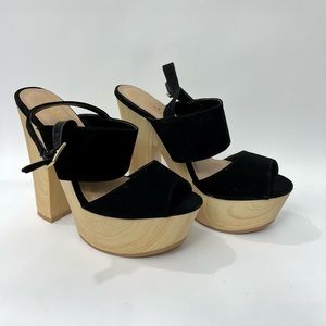 Black Block Heels size 6.5 NWT